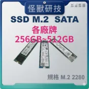 拆機良品 固態硬碟 M.2 SATA SSD 256GB SanDisk/美光/三星/海力士【M.2 2280】