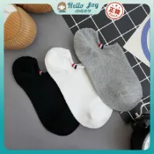 【哈囉喬伊】韓國襪子 紅白藍小圖加大男性隱形襪 現貨 加大男襪 船型襪 韓妞必備 正韓 短襪 韓襪 韓國襪 免運 M88