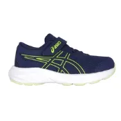 ASICS CONTEND 9 PS 男中童休閒運動鞋-魔鬼氈 亞瑟士 1014A338-402 丈青螢光綠