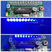 [DIY PCB板] 12迴路3mm/SMD LED霹靂燈彗星拖尾跑馬燈控制器(VR調速&多模式)~模型車改裝