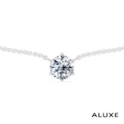 ALUXE 亞立詩 0.30克拉 FVS2 18K金 鑽石項鍊 單鑽六爪鑲 NS0724