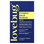 【iHerb】LoveBug Probiotics, Complete Mood 有機南非醉茄益生菌，500 億 CFU，30 粒膠囊
