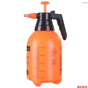 【可用H32308-3L代替出貨】橙色 氣壓式防爆澆花消毒液酒精噴霧器2L