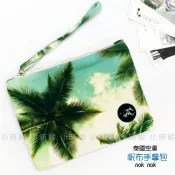 泰國 包包 nok nok 葉子 帆布 護照包 曼谷包 手拿包 手機包 零錢包 化妝包 BKK包 收納包 小時候創意屋