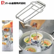 asdfkitty可愛家精品店 asdfkitty*日本製 pearl金屬防燙夾/碗盤夾/電鍋夾/茶碗蒸夾