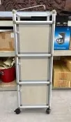 永達二手傢俱生活館/全新1.2尺3箱鋁架/鋁架置物櫃/3連箱置物櫃/活動置物櫃/邊櫃/廚房置物/多功能櫃/鋁櫃/櫥櫃