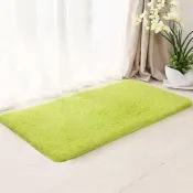 【G+ 居家】絲綿絨記憶防滑開運地墊40x90cm(絨毛地墊/玄關墊//吸水防滑腳踏墊/隔音墊)