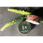 (現貨) 日本製_日本作家加藤真治_Shinzi Katoh_“芭蕾舞劇院“燙金紙膠帶_胡桃鉗2_手帳 日本紙膠帶