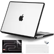 蘋果筆記本新款TPU軟邊塑膠保護殼 MacBook Air Pro 13 14 15 16英寸 A3185 簡約外殼