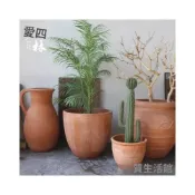 (店+)新品免運到府 花盆 落地花盆 粗陶盆 種植盆 水養盆 鄉村美式花盆復古紅陶花盆鄉村美式花盆文藝紅陶盆歐式陶罐庭院