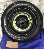 5孔112 16吋賓士BENZ W204小備胎+框【益和輪胎】