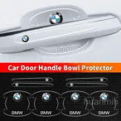 BMW 14 件裝透明車門碗貼紙防刮貼紙車門把手保護適用於寶馬 E46 E36 F10 F30 E90 X3 F25 X