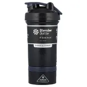 【iHerb】Blender Bottle, ProStak，搖杯/存放，FC 黑色，22 盎司（651 毫升）