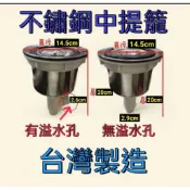 【天王衛浴生活館】流理台提籠 流理台落水頭 中提籠 水槽落水頭｜不鏽鋼中提籠 廚房洗碗槽提籠 廚房水槽下水器