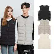 (店+)【The North Face】韓國 前後同色小標 鴨絨 輕羽絨 背心 保暖背心 男生背心 TNF