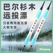 巴爾彬木浮標鰱鱅大物磯竿磯釣夜光漂遠投魚漂日夜兩用電子漂led
