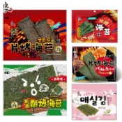 良澔 片烤海苔 椒鹽片烤 酥爆海苔 原味 唐辛子 梅子 烤魷魚 朝鮮海苔