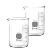 【MASTER】玻璃燒杯 500ml 玻璃無柄燒杯 刻度燒杯 有嘴燒杯 實驗用燒杯 618-GCL500(刻度杯 量筒 燒杯)