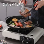 🔥韓式烤肉盤 電磁爐烤盤 瓦斯爐烤盤 麥飯石不沾鍋 家用明火不粘塗層烤肉鍋 商用鐵板燒 烤肉方盤 烤肉卡式爐鐵板盤 露營烤肉