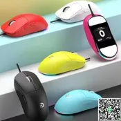 （可票）現貨MJIUE有線遊戲鼠標狗屁王同輕量化網吧臺式腦筆記本嗵甬588g（滿額免運）