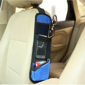 汽車椅側袋 牛津布 600D 車用置物袋 懸掛式收納袋 座椅側袋 車內掛袋 台灣現貨【GD386】