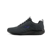 (店+)【SKECHERS】8790305-CCBK Skechers斯凱奇 Bounder 運動時尚 百搭 低幫跑步鞋 男款 灰黑色