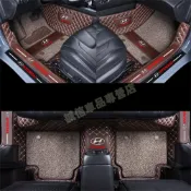(店+)現代 腳墊 防水耐磨腳墊 腳踏墊 後備箱墊 大包圍腳墊 SantaFe Elantra TUcson ix35適用腳踏墊