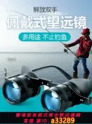 有愛屋 {可打統編 超低價}釣魚望遠鏡高倍看魚漂專用眼鏡頭戴式佩戴高清話劇放大鏡近視神器