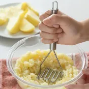  (店+)【ECHO】日本進口 不鏽鋼壓泥器／馬鈴薯壓泥器 薯泥器 搗碎器 搗泥器 副食品製作 廚房用具 攪拌器 壓碎器