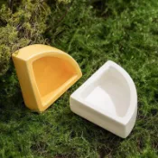 【日和】陶瓷爬寵防逃逸食盆鬃獅守宮蜘蛛爬蟲活體面包蟲大麥蟲防逃脫免運
