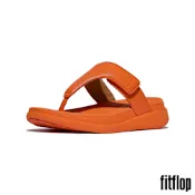 【FitFlop】F-MODE GO 可調式厚底夾腳涼鞋-女(蜜柑色)