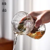 【缘起】小青柑攜式旋轉公道杯 防燙過濾茶水分離沖茶器 高檔茶分離過濾茶壺