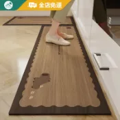 客製地墊 | 耐髒抑菌 卡通木紋廚房地墊 可愛地墊 矽藻土軟地墊 廚房腳踏墊 大尺寸 防水防油 珪藻土地墊 吸水地墊