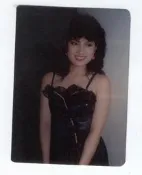 (珍169)  戚美珍  3*5 沖洗照片一張，早期圓角照片，保存還不錯!
