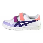 新竹兩隻老虎親子舘 ASICS JAPAN S PS 魔鬼氈 休閒鞋 中童鞋 紫白 NO.R6610(1204A008-101)