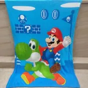 [現貨]超級瑪麗 瑪利歐 空調毯Nintendo 馬力歐兄弟 Super Mario 毛毯午睡毯 宿舍學生毯 交換生日禮