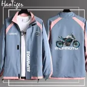 立領夾克外套春風騎行服摩托車Cfmoto員工男女同款夾克休閑外套衣服個性