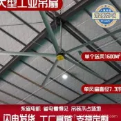 【精選】3.6米4.2米4.9米6.1米工業吊扇  展廳大吊扇 節能工業風扇