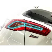 小馬汽車工坊_Ford_Focus_MK4_Lommel_ST WAGON_4件式燻黑尾燈膜_DIY燈膜