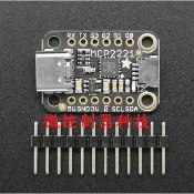 【微控】含稅 美國 Adafruit MCP2221A Breakout、USB to GPIO ADC I2C