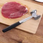 🚀🚀 嘻琛🚀【升級款】食品級鋅合金廚房敲肉雙面敲打家用鬆肉錘子專用錘肉器CYGG