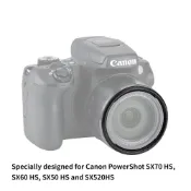 ♞JJC 金屬製58mm濾鏡轉接環 Canon SX70 HS SX6 SX50 SX520 相機鏡頭專用