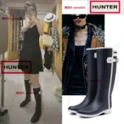 代購 正品 hunter 雨鞋 Refined款 微瑕出清時尚橡膠 女生 高筒 雨靴 防水 瘦版修飾腿型 顯瘦長筒雨鞋