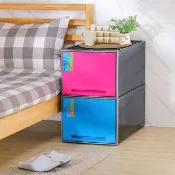 【KEYWAY 聯府】雅菲抽屜整理箱65L-2入(收納箱)