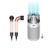 【dyson 戴森】HD17 精準造型 輕量吹風機(粉霧玫瑰) + HJ10 噴射氣流空氣清淨機(銀白色) (超值組)