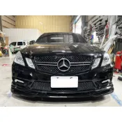 BENZ E-CLASS W212 競速版 鋼琴烤漆黑 前下巴 前鏟 前定風翼 前擾流板 下擾流板 保險桿 改裝下巴