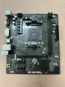三和電腦配件店 二手技嘉B350M-DS2 AM4 MicroATX 主板 支援 R5 1500 2600 換好BIOS 如圖拍發貨 擋板扣具齐全