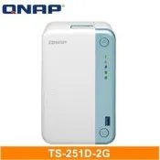 @電子街3C特賣會@全新 QNAP TS-251D-2G 2BAY NAS 網路儲存伺服器