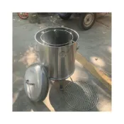 (店+)吊烤爐 吊燒爐 桶子雞爐 燒烤爐 烤肉串 吊爐燒烤爐 商用燒鷄烤鴨爐烤羊肉串40寬多功能戶外木炭燒烤爐不銹鋼吊爐傢用