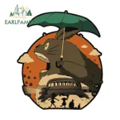 EARLFAMILY龍貓車貼個性遮擋划痕滑板後備箱保險槓車窗JDM貼花防水車門保護貼